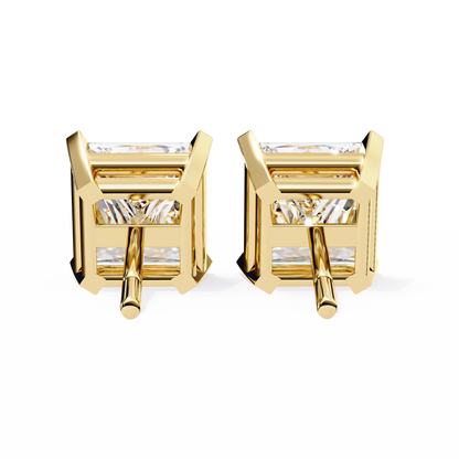 Pure Elegance Princess Lab Grown Diamond Earrings