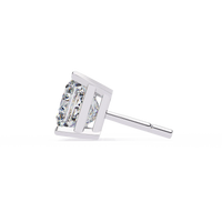 Pure Elegance Princess Lab Grown Diamond Earrings - Ophiratbf