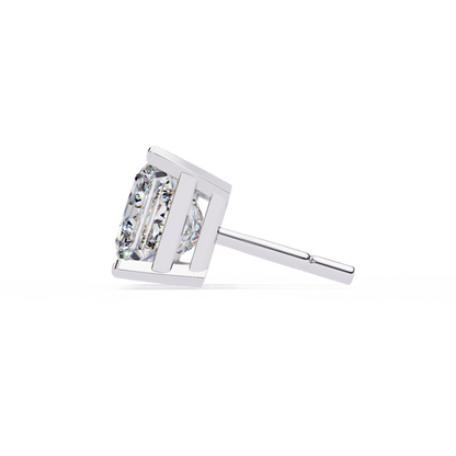 Pure Elegance Princess Lab Grown Diamond Earrings