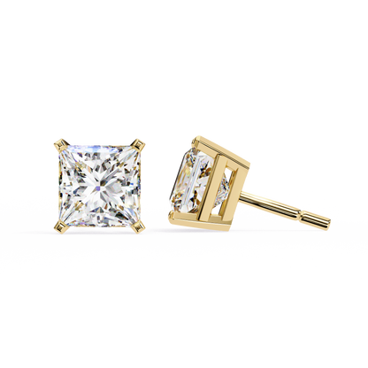 Pure Elegance Princess Lab Grown Diamond Earrings