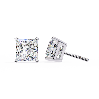 Pure Elegance Princess Lab Grown Diamond Earrings