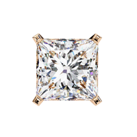 Pure Elegance Princess Lab Grown Diamond Earrings - Ophiratbf