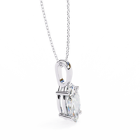 Sleek Marquise Lab-Grown Diamond Necklace - Ophiratbf