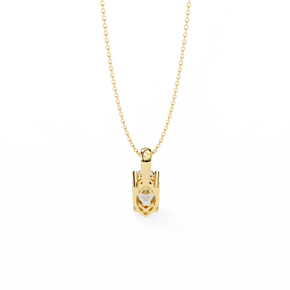 Sleek Marquise Lab-Grown Diamond Necklace