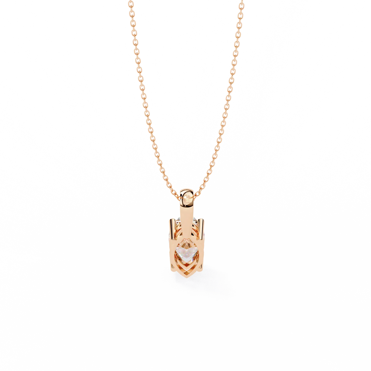 Sleek Marquise Lab-Grown Diamond Necklace - Ophiratbf