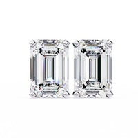 Emerald Prism Lab Grown Diamond Studs - Ophiratbf