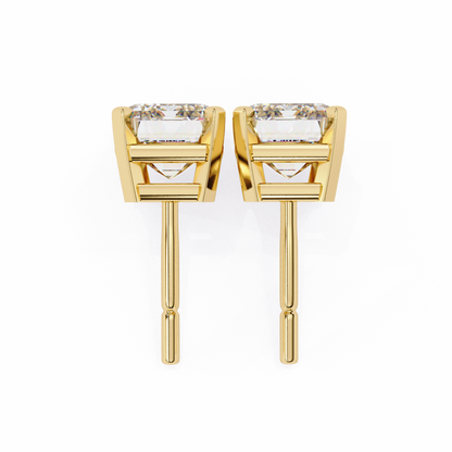 Emerald Prism Lab Grown Diamond Studs