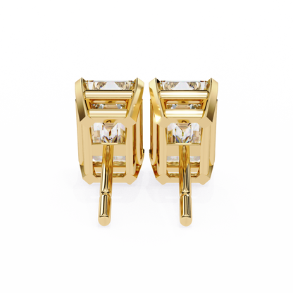 Emerald Prism Lab Grown Diamond Studs