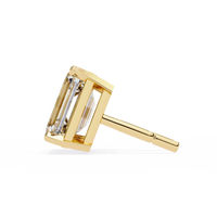 Emerald Prism Lab Grown Diamond Studs - Ophiratbf