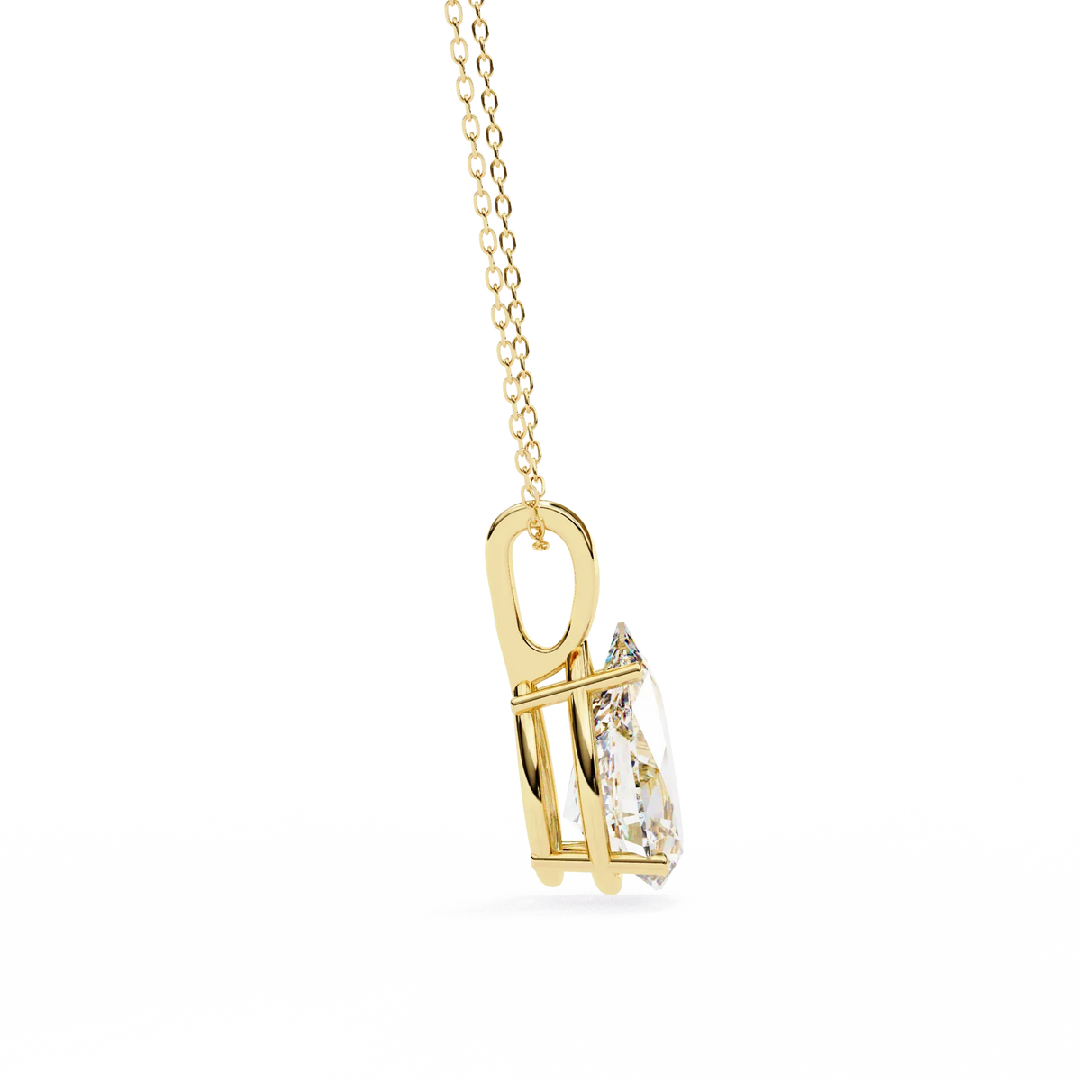 Seraphina Oval Lab-Grown Diamond Pendant - Ophiratbf
