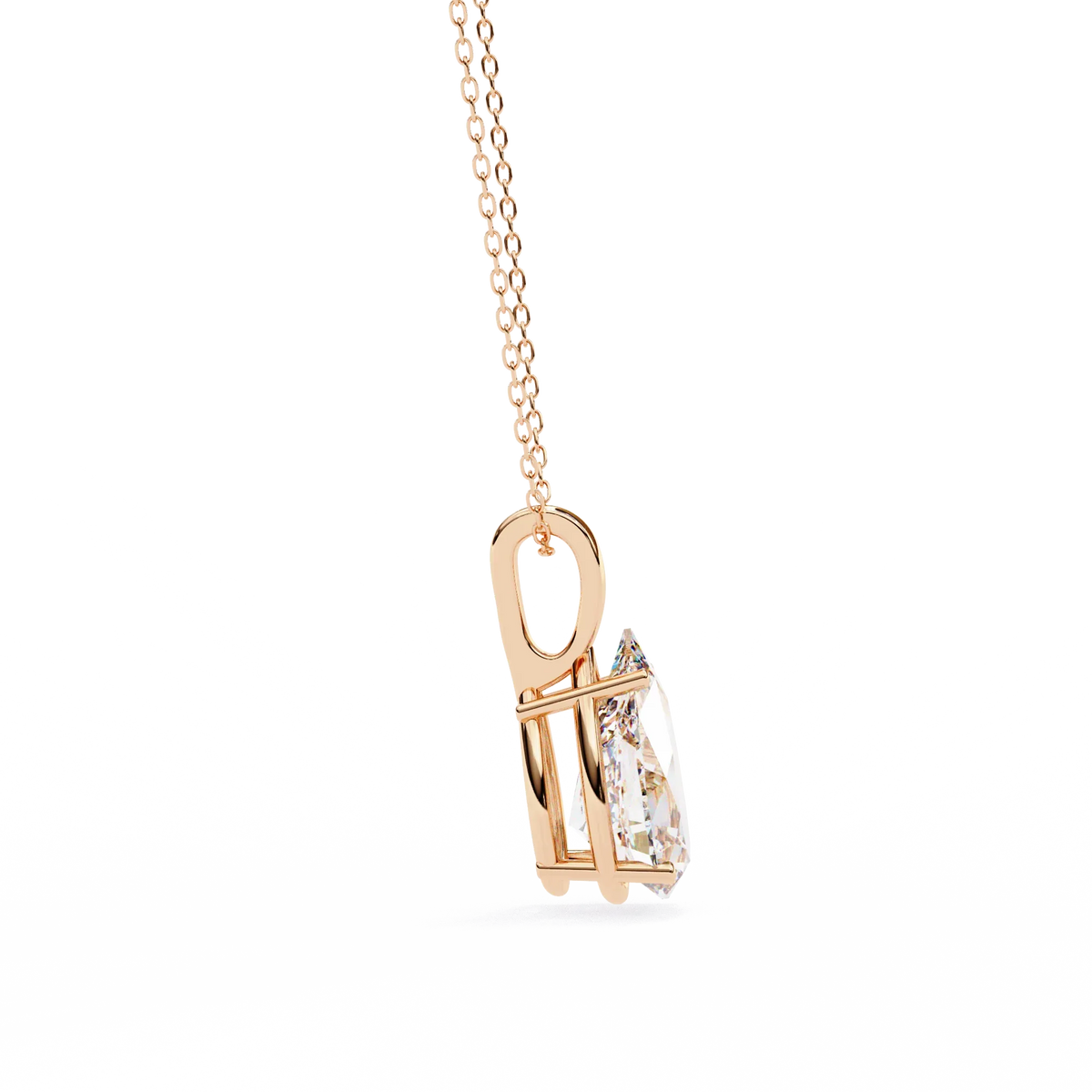 Seraphina Oval Lab-Grown Diamond Pendant - Ophiratbf