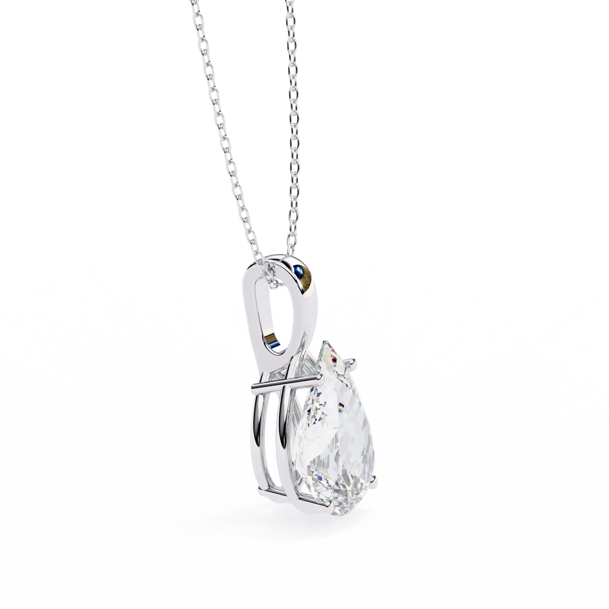 Seraphina Oval Lab-Grown Diamond Pendant - Ophiratbf