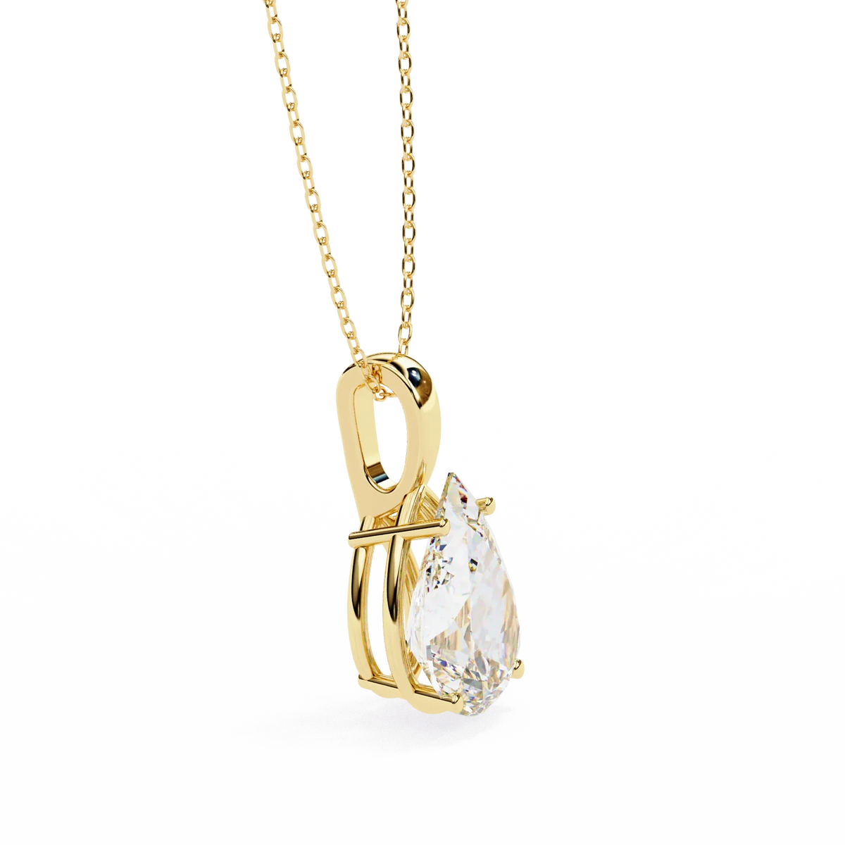 Seraphina Oval Lab-Grown Diamond Pendant - Ophiratbf