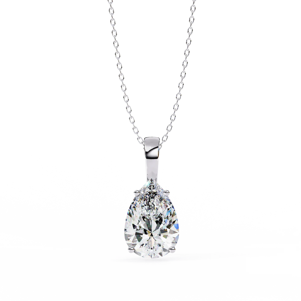 Seraphina Oval Lab-Grown Diamond Pendant - Ophiratbf