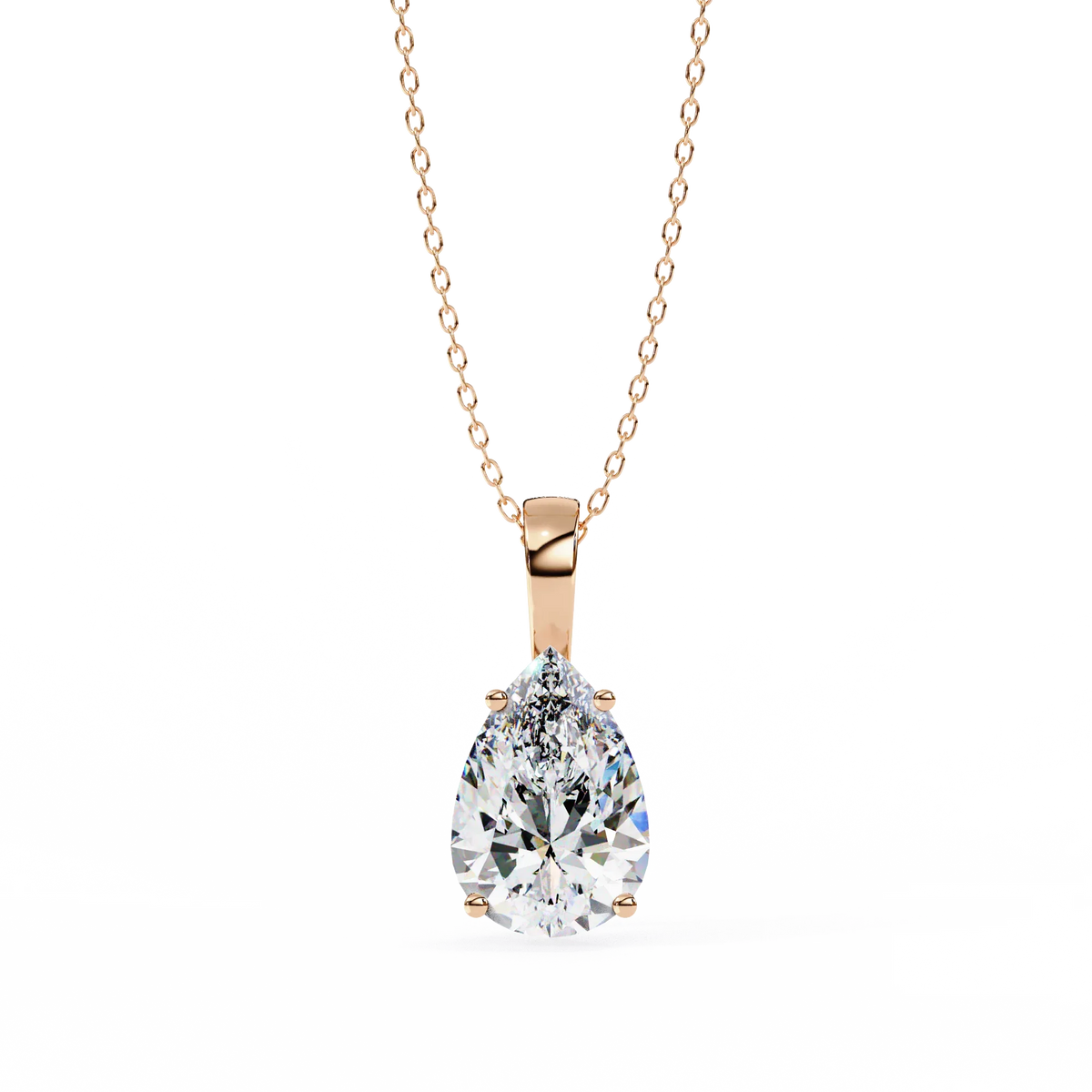Seraphina Oval Lab-Grown Diamond Pendant - Ophiratbf