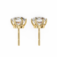 Lustre Round Lab Grown Diamond Studs - Ophiratbf
