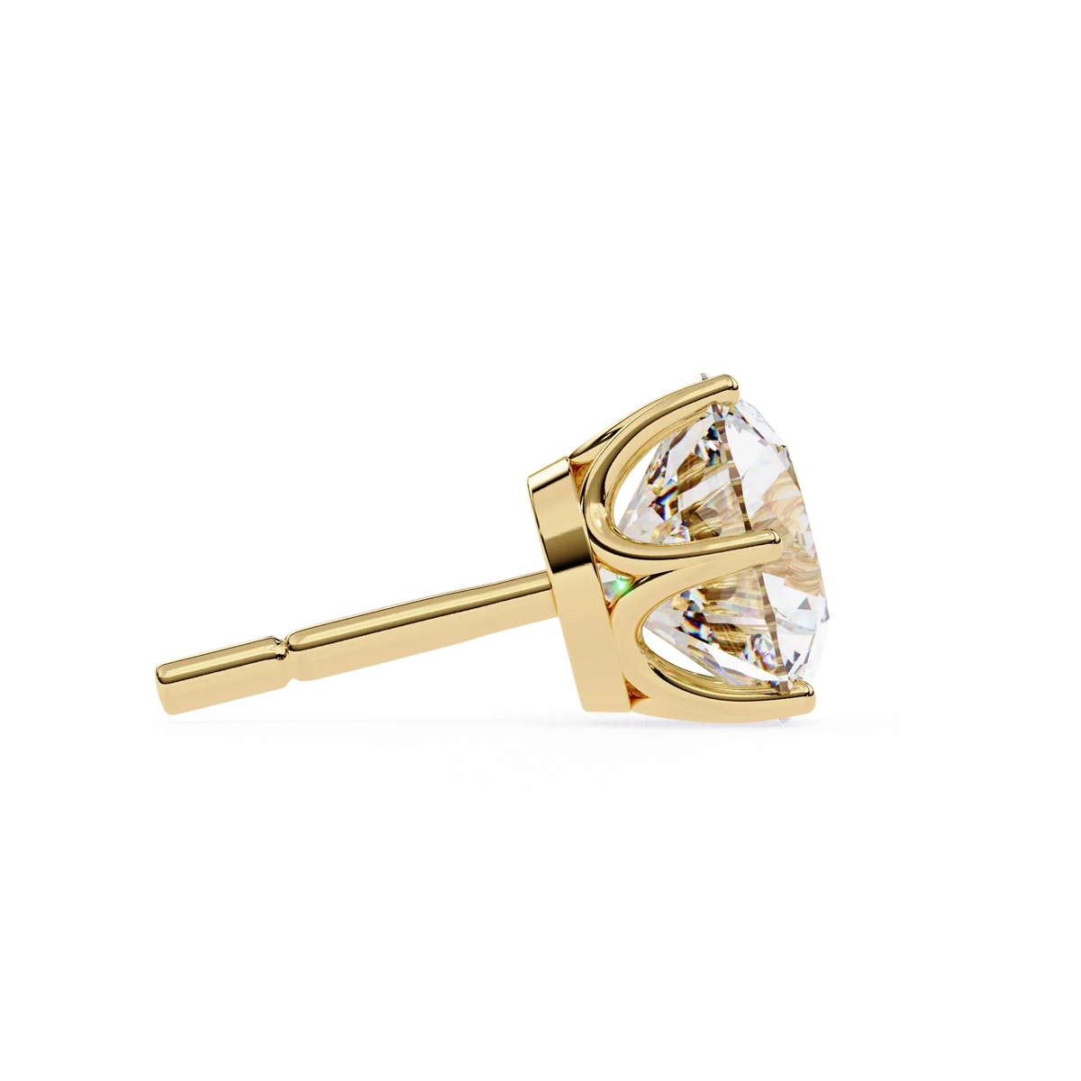 Lustre Round Lab Grown Diamond Studs - Ophiratbf