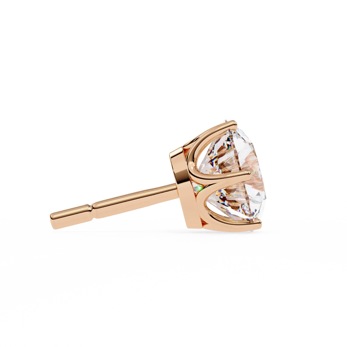 Lustre Round Lab Grown Diamond Studs - Ophiratbf