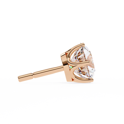 Lustre Round Lab Grown Diamond Studs
