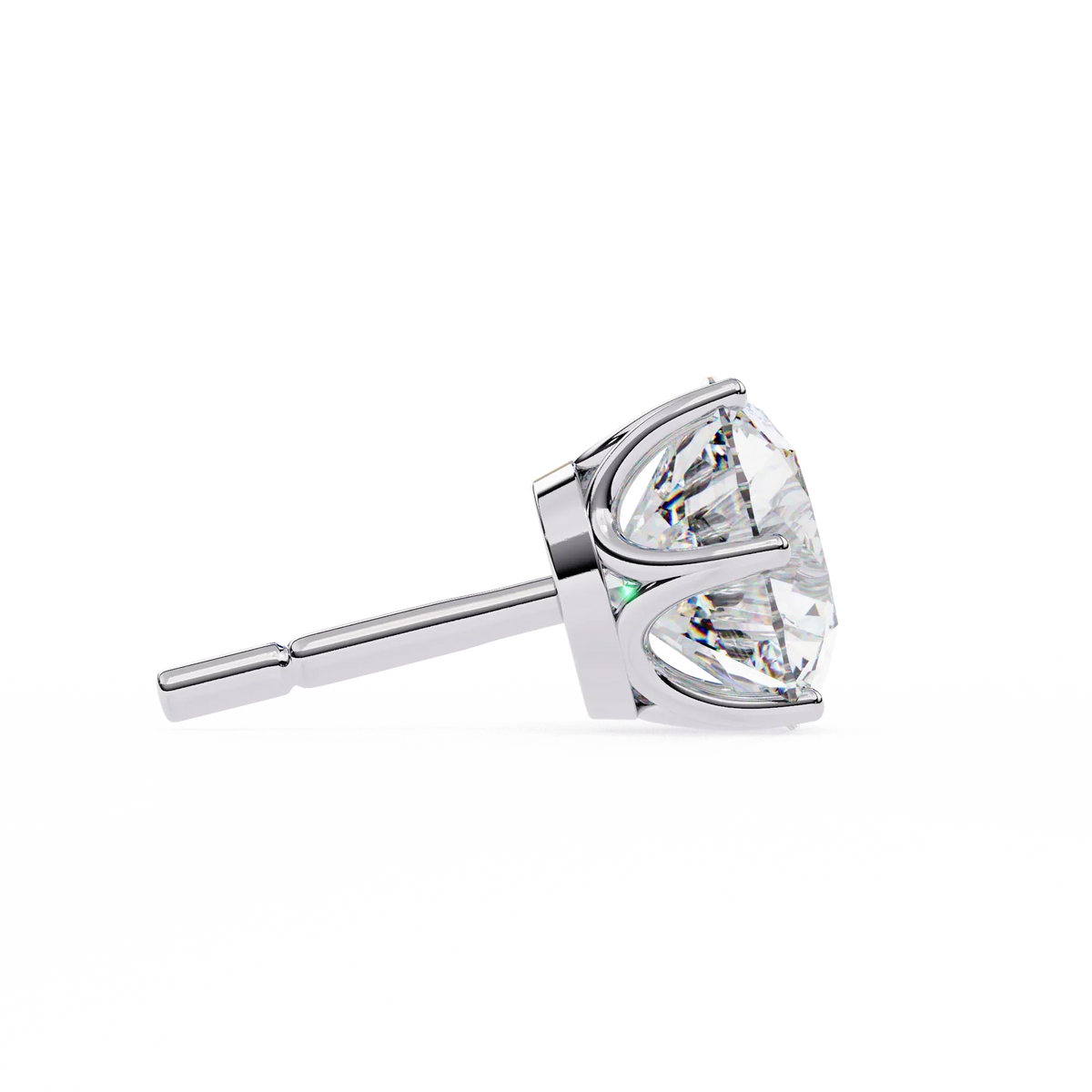 Lustre Round Lab Grown Diamond Studs - Ophiratbf