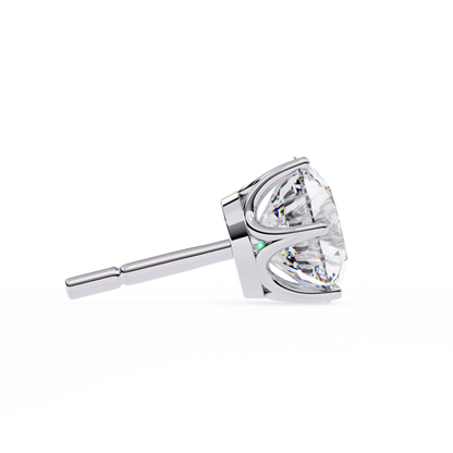 Lustre Round Lab Grown Diamond Studs