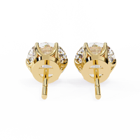 Lustre Round Lab Grown Diamond Studs - Ophiratbf