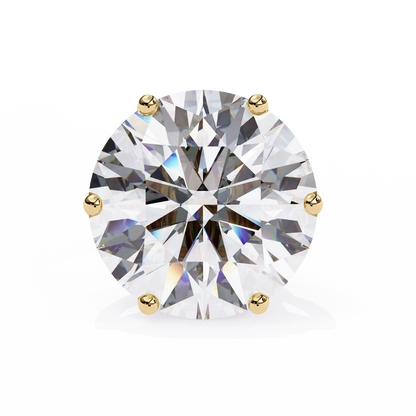 Lustre Round Lab Grown Diamond Studs