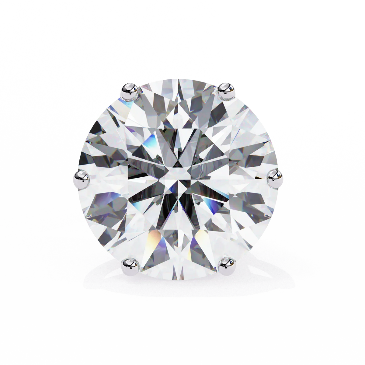 Lustre Round Lab Grown Diamond Studs - Ophiratbf