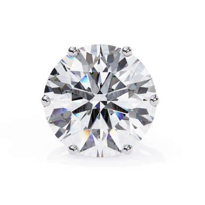 Lustre Round Lab Grown Diamond Studs