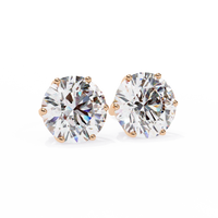 Lustre Round Lab Grown Diamond Studs - Ophiratbf