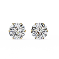 Lustre Round Lab Grown Diamond Studs - Ophiratbf