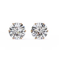 Lustre Round Lab Grown Diamond Studs - Ophiratbf