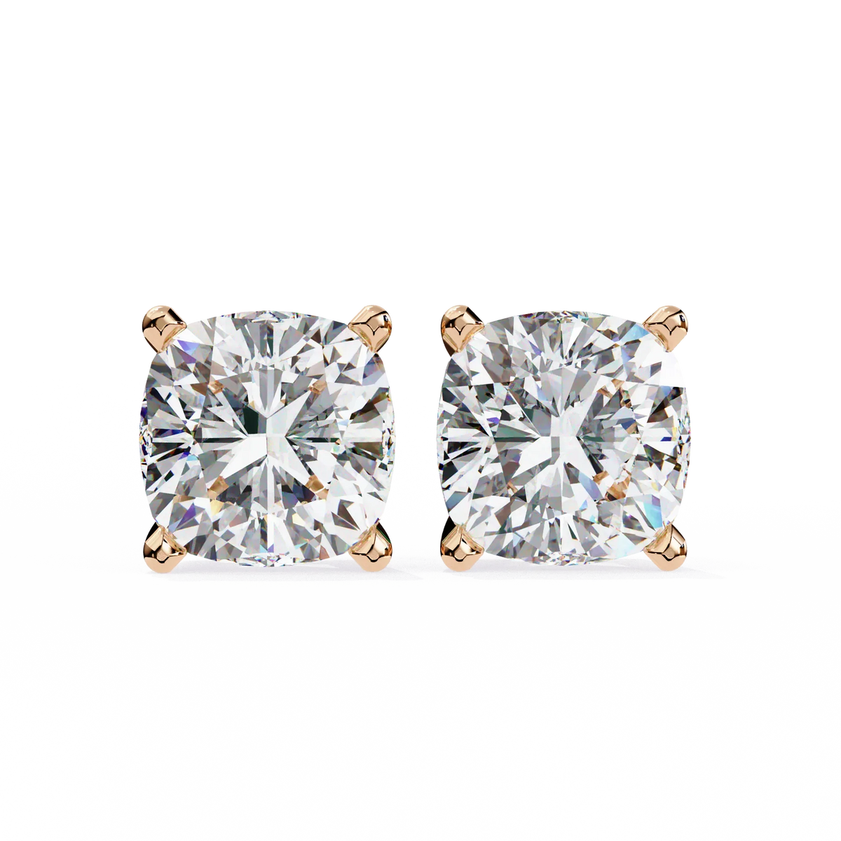Cushion Glow Lab Grown Diamond Studs - Ophiratbf