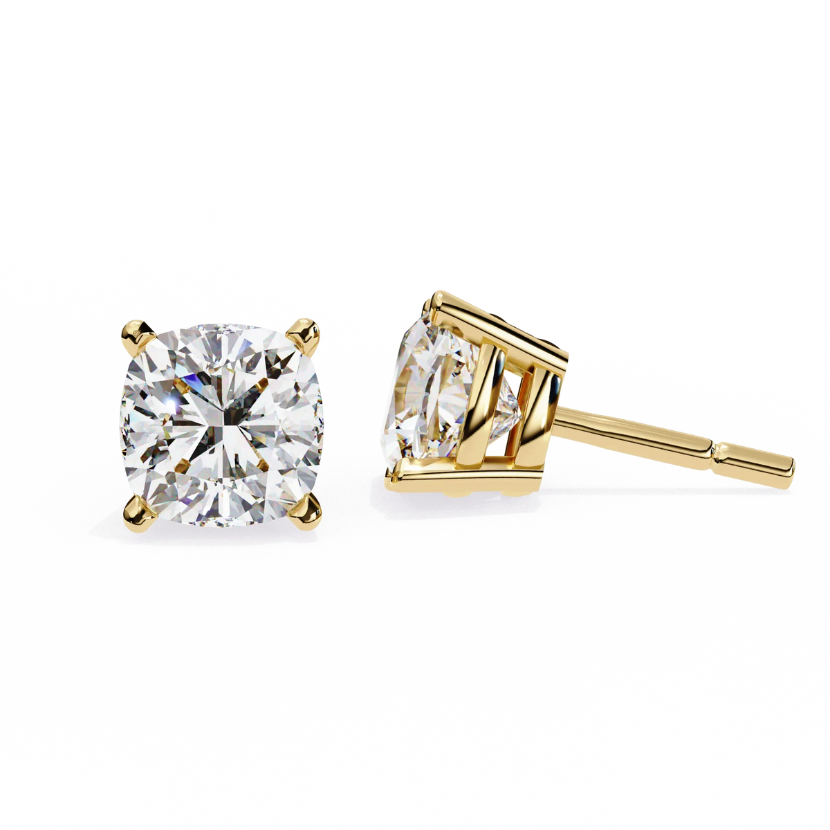Cushion Glow Lab Grown Diamond Studs - Ophiratbf
