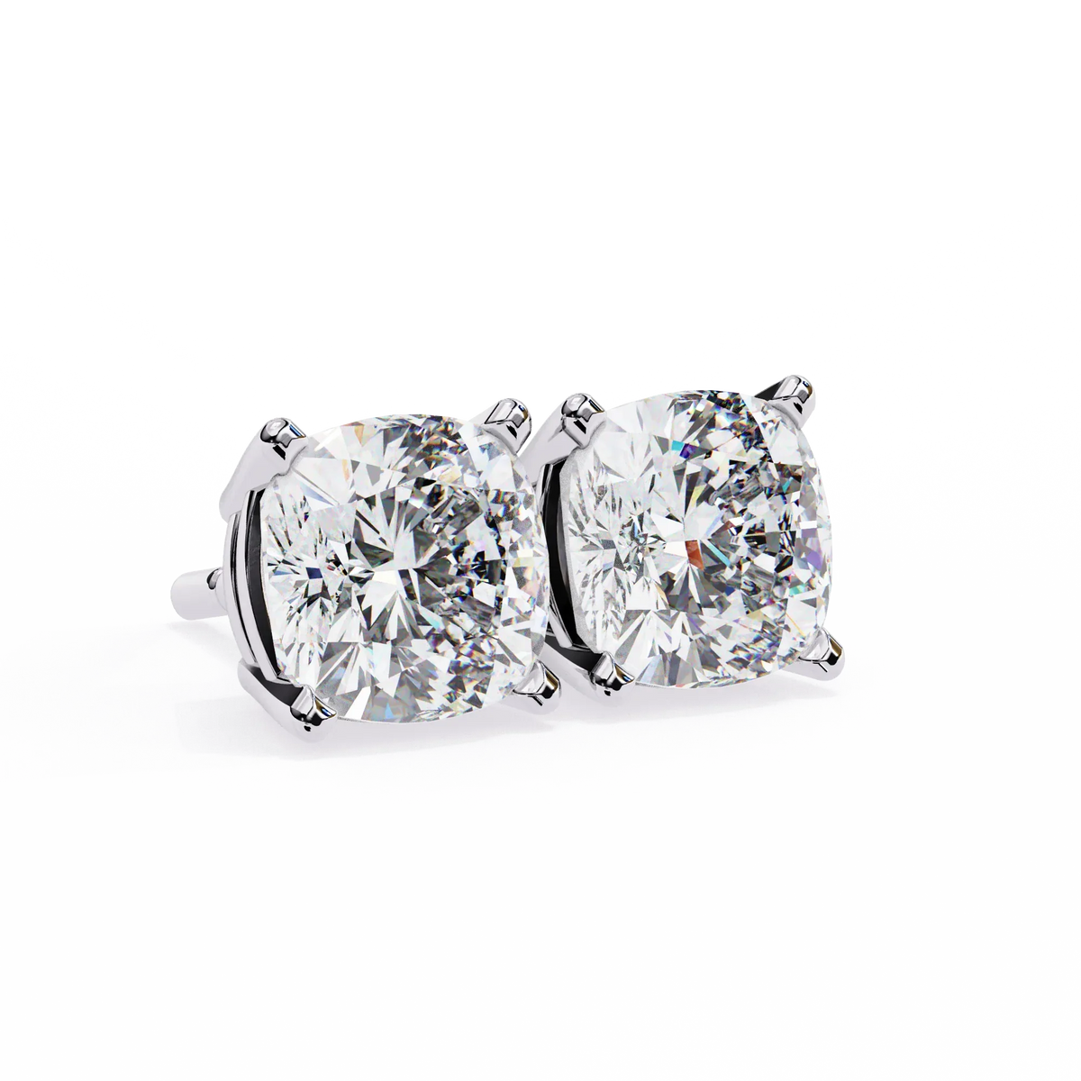 Cushion Glow Lab Grown Diamond Studs - Ophiratbf