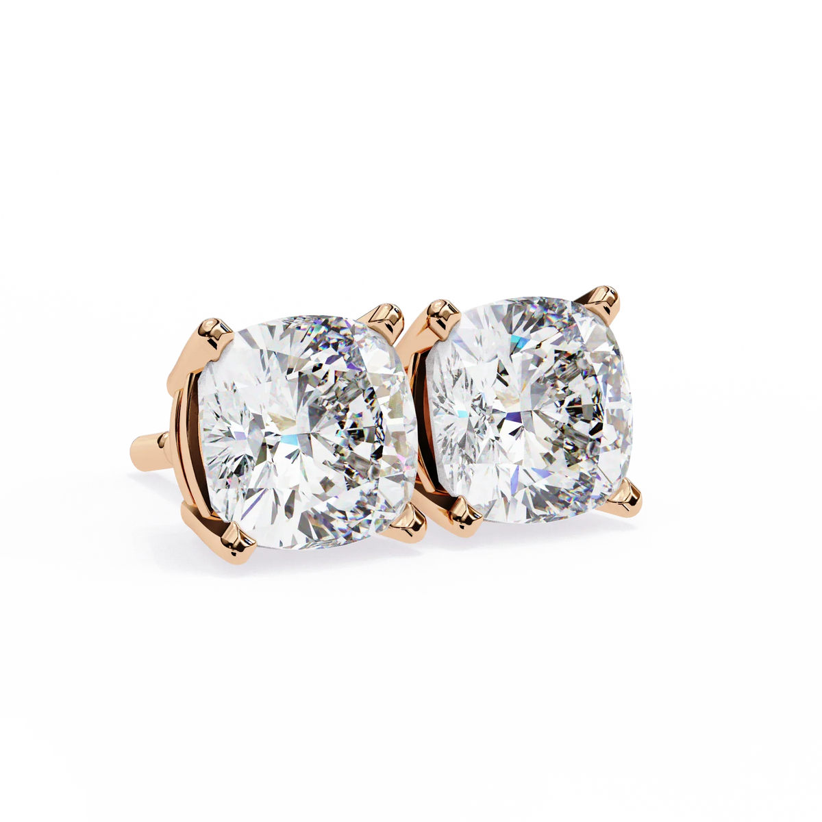 Cushion Glow Lab Grown Diamond Studs - Ophiratbf