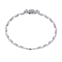 Celestial Princess Cut Lab Grown Diamond Bracelet - Ophiratbf