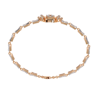 Celestial Princess Cut Lab Grown Diamond Bracelet - Ophiratbf