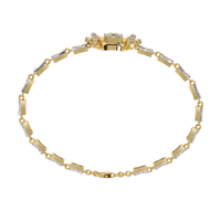 Celestial Princess Cut Lab Grown Diamond Bracelet - Ophiratbf