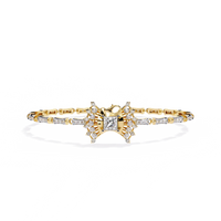 Celestial Princess Cut Lab Grown Diamond Bracelet - Ophiratbf