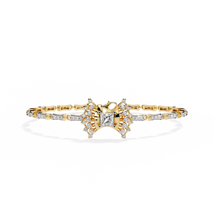 Celestial Princess Cut Lab Grown Diamond Bracelet