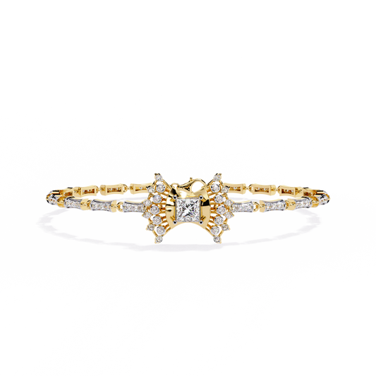 Celestial Princess Cut Lab Grown Diamond Bracelet