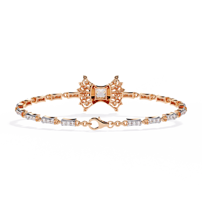 Celestial Princess Cut Lab Grown Diamond Bracelet