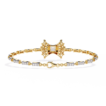 Celestial Princess Cut Lab Grown Diamond Bracelet