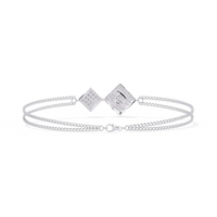 Geometra Dual Motif Lab Grown Diamond Bangle - Ophiratbf