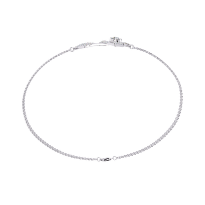 Geometra Dual Motif Lab Grown Diamond Bangle
