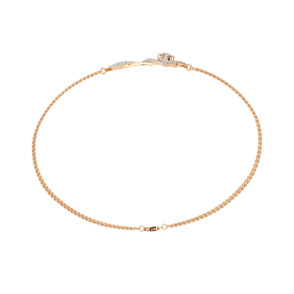 Geometra Dual Motif Lab Grown Diamond Bangle