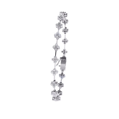 Bloom Cluster Lab Grown Diamond Line Bracelet