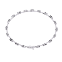 Bloom Cluster Lab Grown Diamond Line Bracelet - Ophiratbf