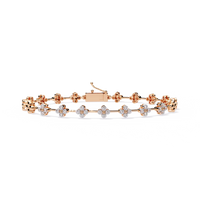 Bloom Cluster Lab Grown Diamond Line Bracelet - Ophiratbf